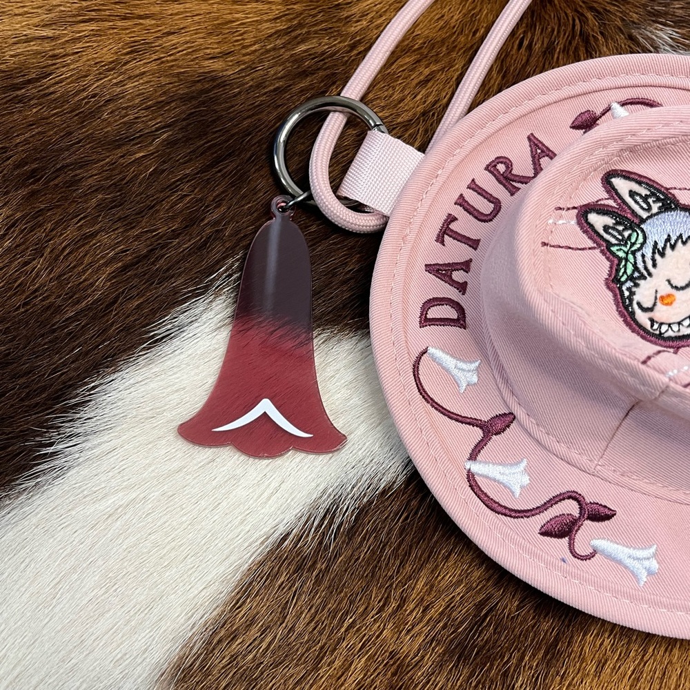 Pop Mart The Monsters Labubu "Datura" Fall in Wild bucket hat mini bag - Picture 3 of 7